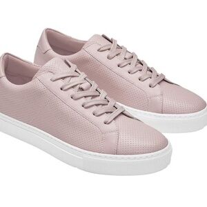 GREATS Brooklyn royale perforated sneakers in pink